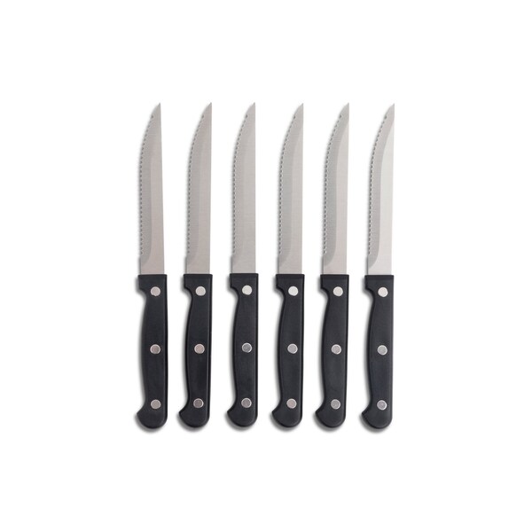 Core Kitchen Set of 6 Colorful Kitchen Steak Knives - ONX 44925 - main